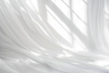 Minimalist Room with Natural Sunlight Shadows