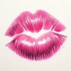 illustration of a kiss