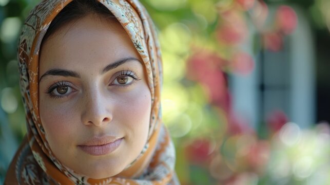 Stylish Hijab Tutorial Vlog with Elegant Muslim Woman in Headscarf