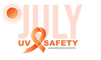 UV awareness month. background, banner, card, poster, template. Vector illustration.