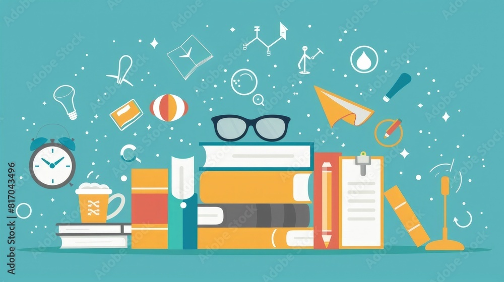 Poster infographic of effective study tips and strategies for learning and knowledge retention