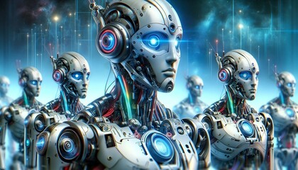 Android soldier cyber mechanic