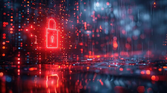 A Building Trust, Representation of transparency and accountability in financial systems, Protect Concept, futuristic background
