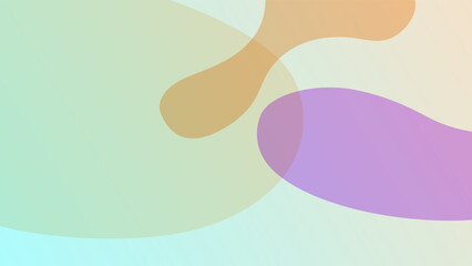 ABSTRACT BACKGROUND WITH HAND DRAWN BLOB SHAPES PASTEL GRADIENT COLOR VECTOR DESIGN TEMPLATE FOR WALLPAPER, COVER DESIGN, HOMEPAGE DESIGN, GRRETING CARD