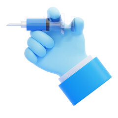 PNG 3D Vaccine icon isolated on a white background