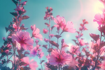 Minimal botanical artwork embracing lofi simplicity