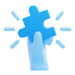 PNG 3D Solution icon isolated on a white background