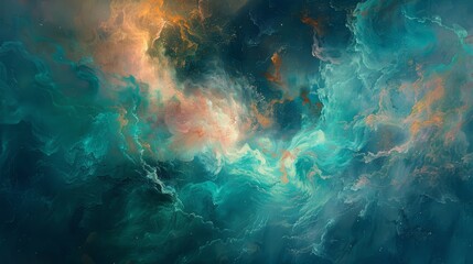 Fototapeta premium Storm at sea with swirling vortexes background