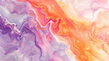 Fototapeta premium Radiant abstract pattern resembling a summer sunrise with vibrant hues blending into soft shades background