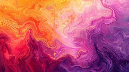 Abstract pattern resembling a summer sunset over the ocean with hues melting into soft shades background