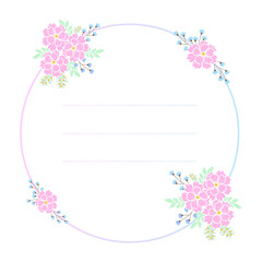 coquette Flower Frame