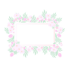 coquette Flower Frame