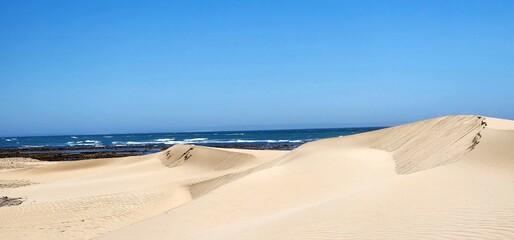 White sand beach at Cape Recife, Gqeberha 
