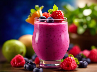 Healthy Fruit Smoothie, fitness, weight loss, organic, diet, workout, energizing, refreshing