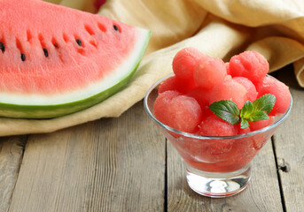 fresh sweet watermelon summer dessert