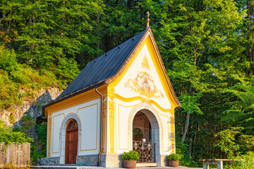 Obraz premium Chapels & Hermitages in mountainous landscapes
