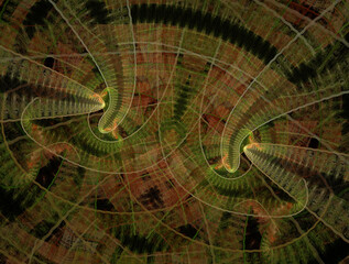 Imaginatory fractal abstract background Image