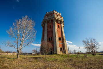 Hajmasker abandoned tower in Veszprem, Hungary