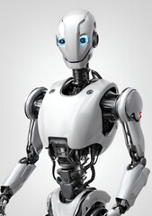 Robot in grey colors