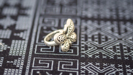 Luxury handmade hill tribe silver jewelry for lady