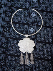 Luxury handmade hill tribe silver jewelry for lady