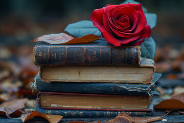 Rosa y libros, San Jordi, tradición y celebración