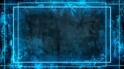 Futuristic Neon Glowing Geometric Abstract Background with Styling and Vibrant Lighting Effect