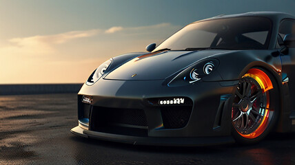 Obraz premium beautiful sport car