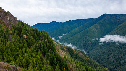 view of the mountains