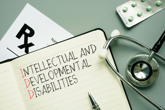 Intellectual and developmental disabilities IDD is shown using the text