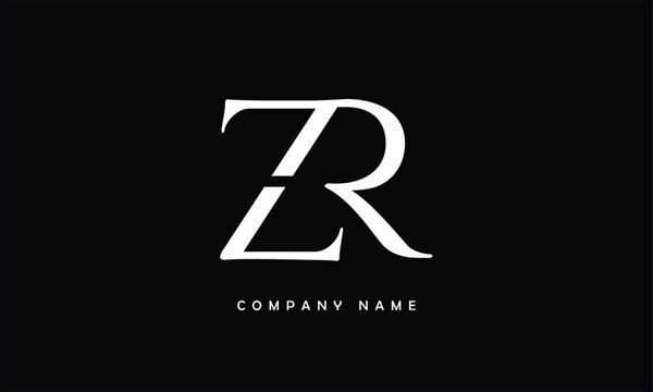 ZR, RZ, Z, R Abstract Letters Logo Monogram