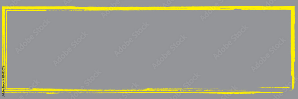 Poster grunge square and rectangle frames. ink empty black boxes set. rectangle borders collections. rubber