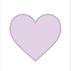 Vector heart shape