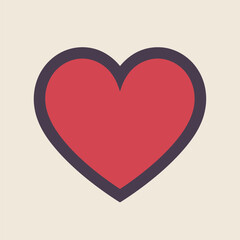 Vector heart shape