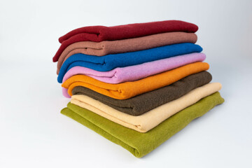 Angora fabric for sewing clothes. knitwear background fabric texture