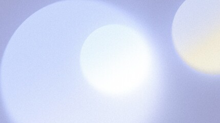 Abstract blue backdrop with glowing circles. grainy noise texture, grungy rough. banner design