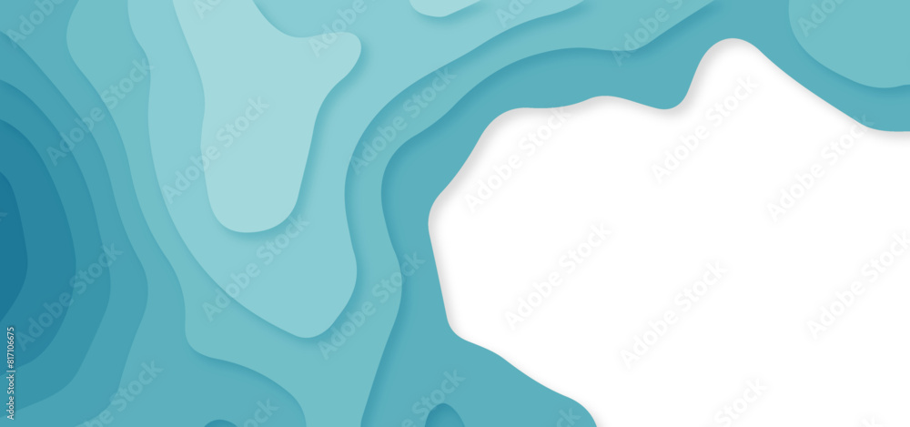 Poster luxurious abstract papercut design background with overlap layer, 3d papercut background. paper cut 