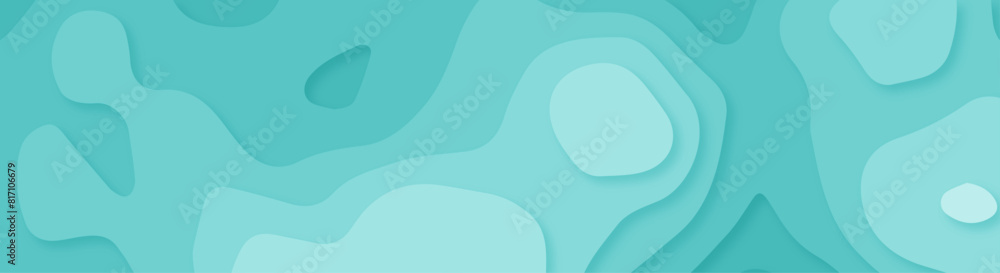 Poster luxurious abstract papercut design background with overlap layer, 3d papercut background. paper cut 