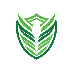 shield logo template, shield logo element, shield vector illustration