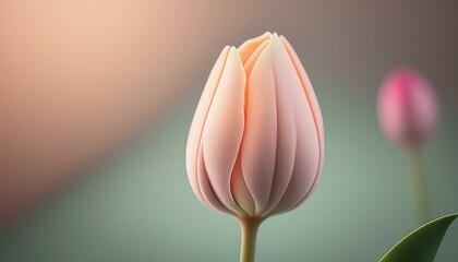 Simplicity in Bloom: A Minimalist Tulip