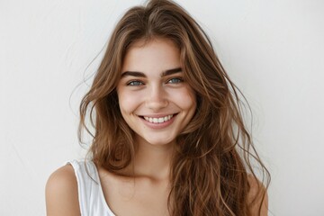 Naklejka premium A portrait of a beautiful woman