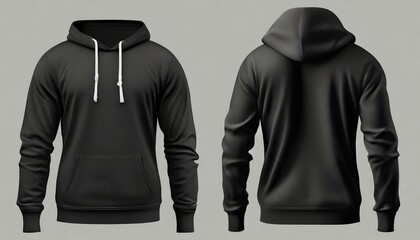 Men's Black Hoodie