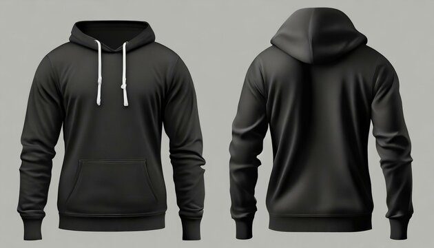 Men's Black Hoodie