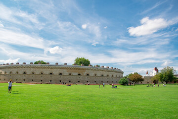 beautiful summer view in the park, Ingolstadt	