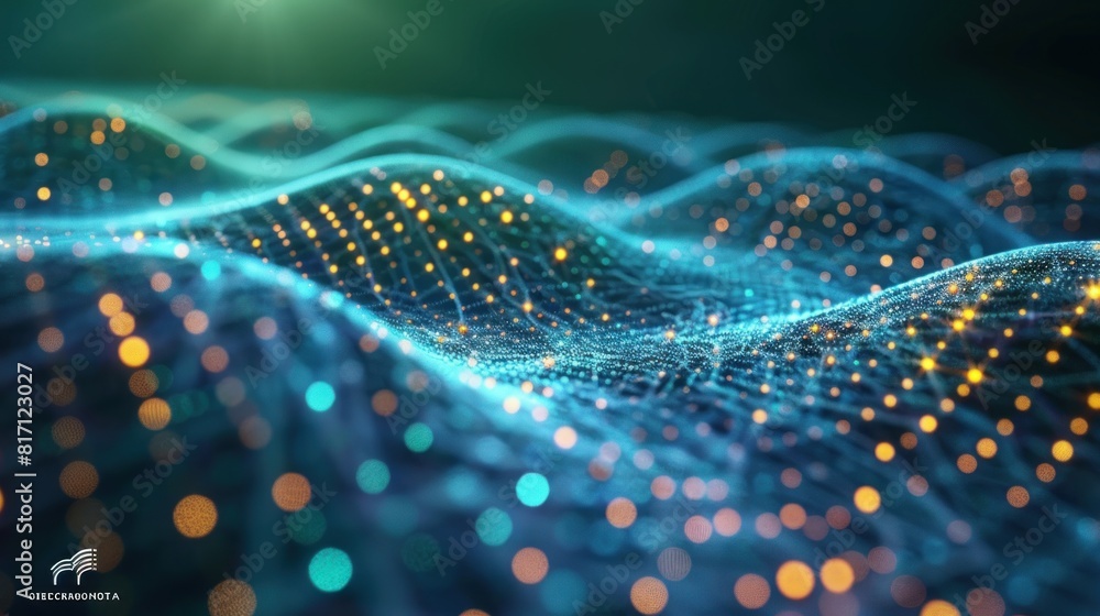 Poster internet network, artificial intelligence (ai), huge data, abstract technology, digital technology.