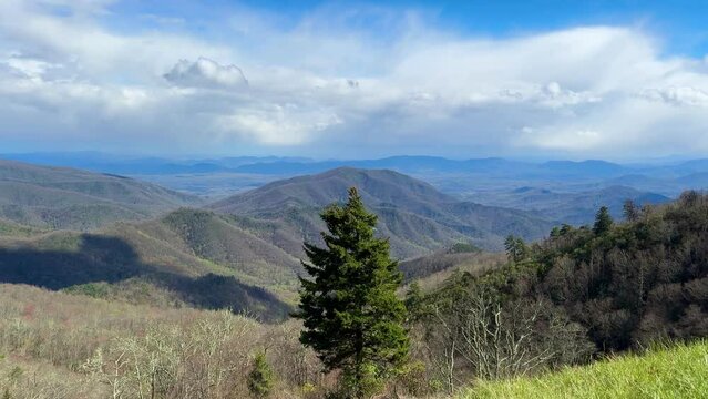 Curtis Valley Overlook on the Blue Mountain Parkway near Marion NC