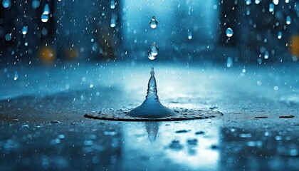 Fototapeta premium drops of water