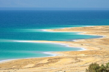 Costa del Mar Muerto, Jordania.