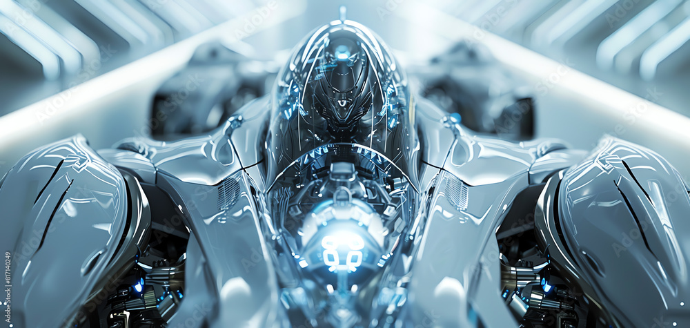 Poster capture the dynamic fusion of futuristic technologies and graceful dance forms with a striking tilte