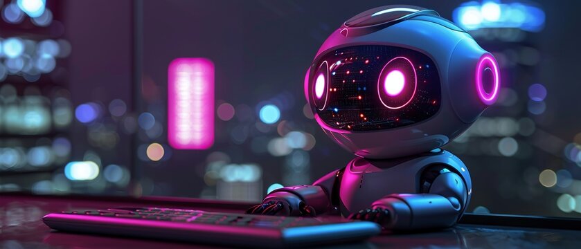 Employee Support AI Picture an AIpowered chatbot in a startup company, providing personalized support to employees, helping them navigate jobrelated challenges 8K , high-resolution, ultra HD,up32K HD